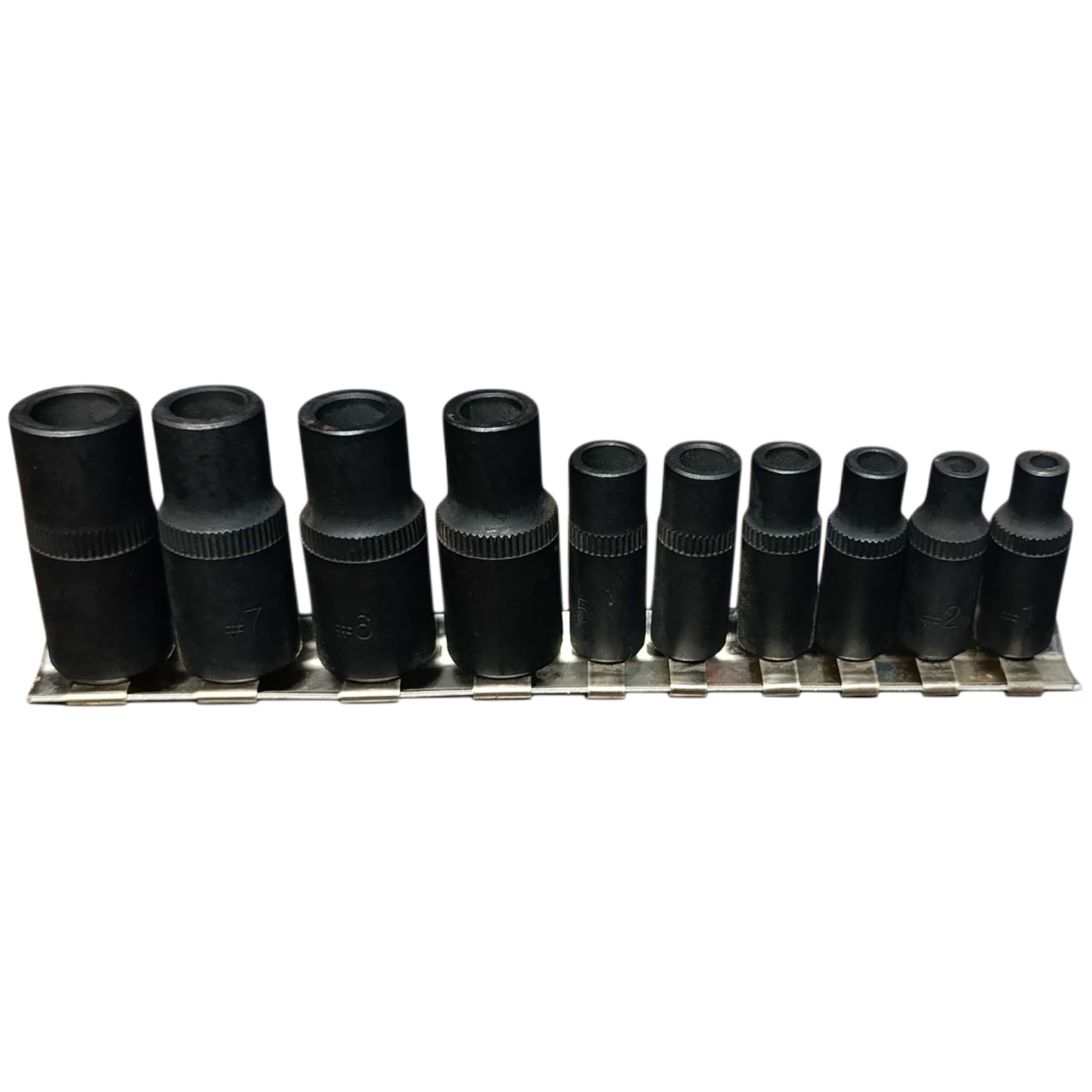 Juego de Cubos Portamachos de 1/4" 10 Pzs